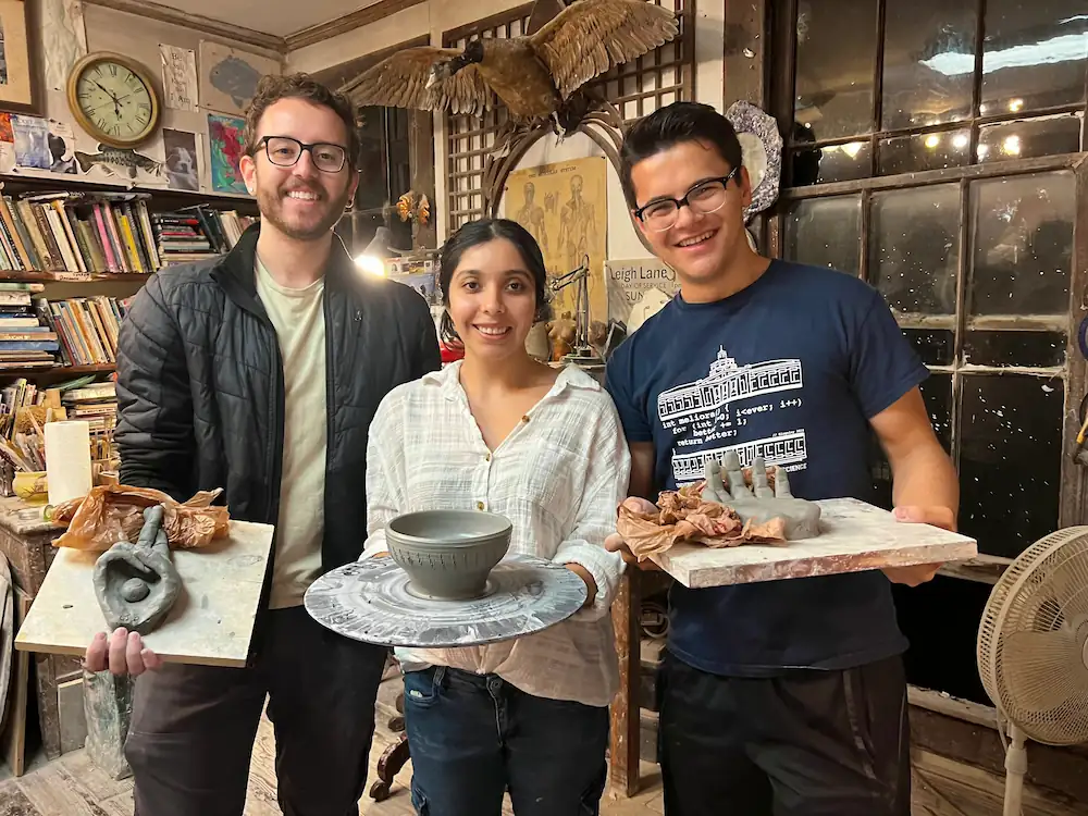 Group picture from our first sculpture session